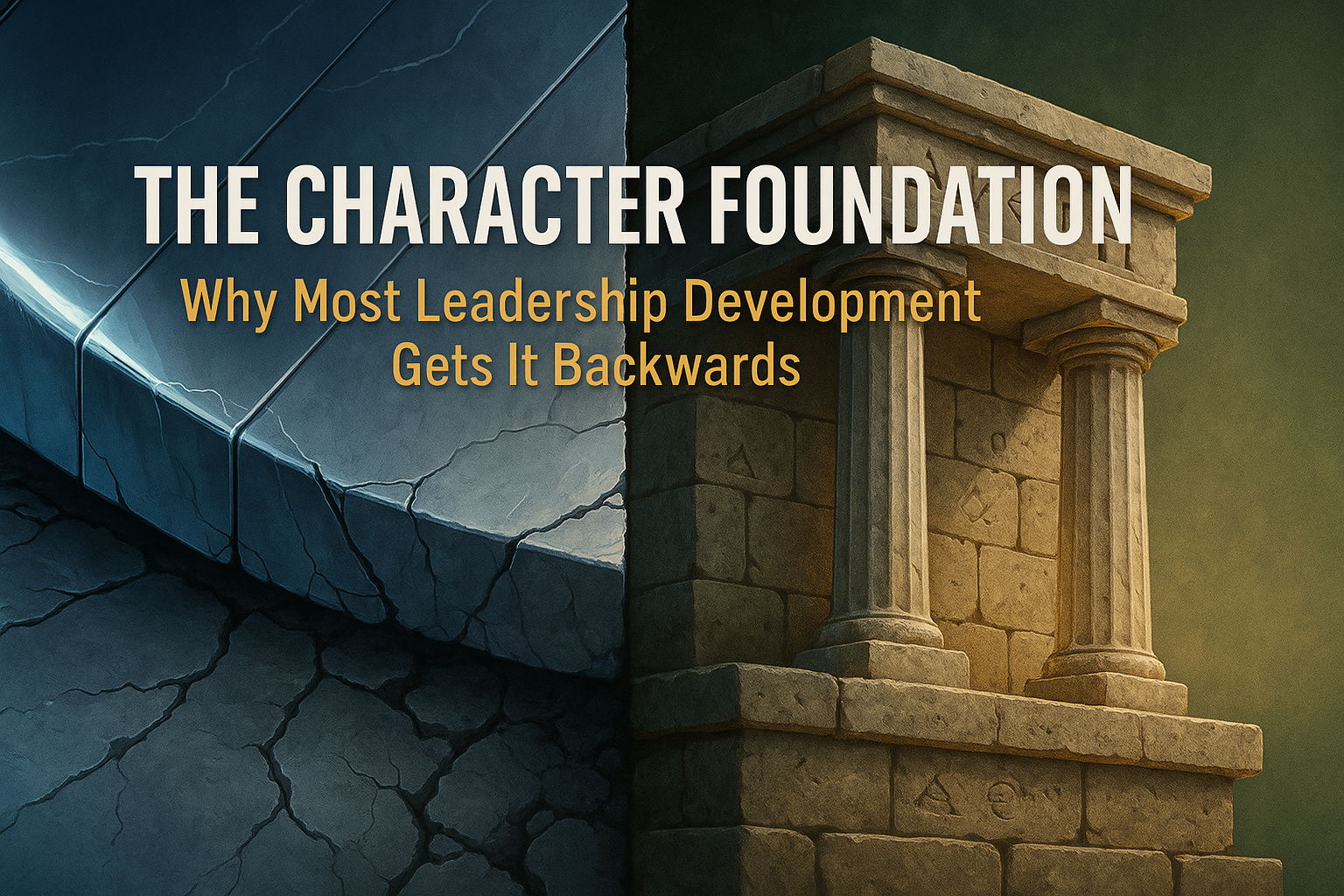 The Character Foundation: Why Most Leadership Development Gets It Backwards