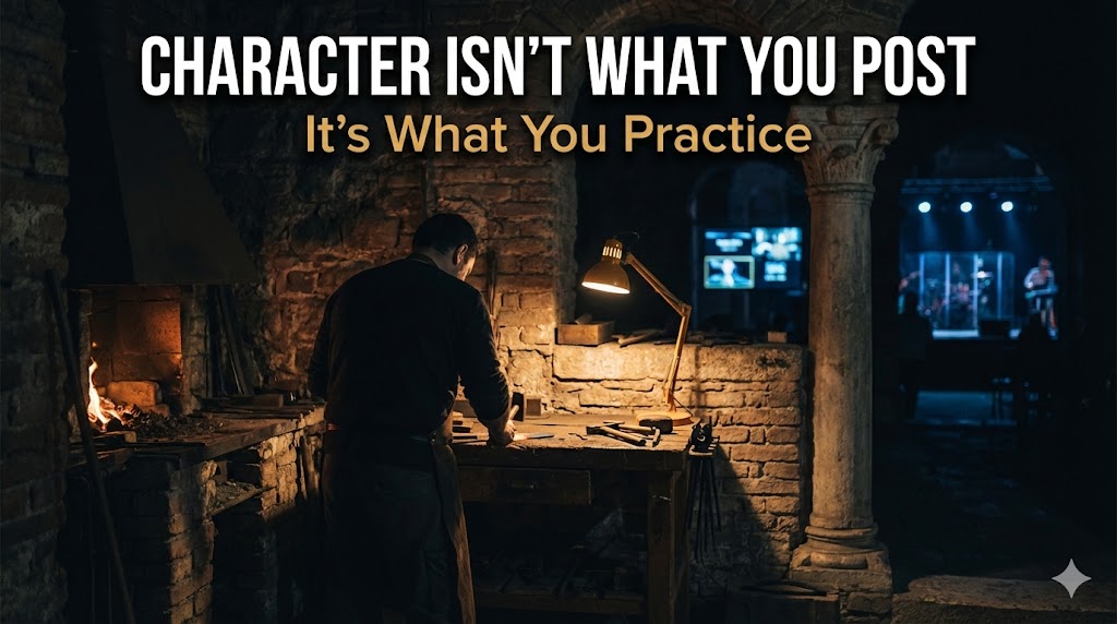 Character Isn't What You Post. It's What You Practice.