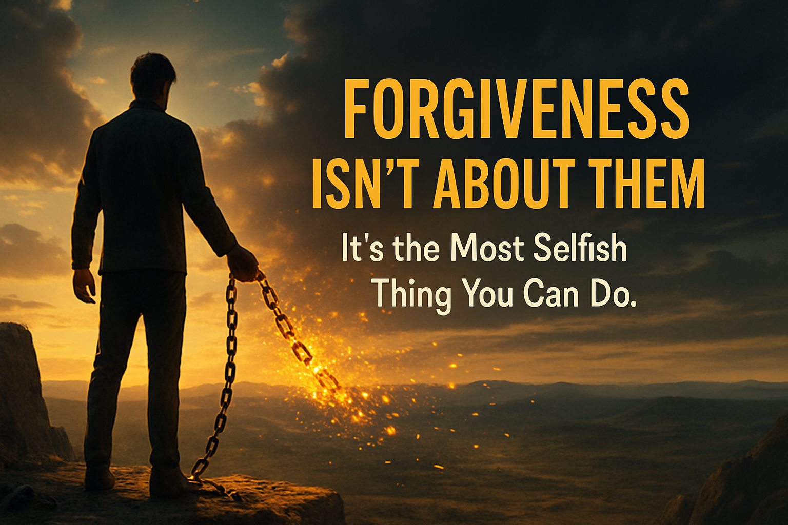 Forgiveness Isn't About Them. It's the Most Selfish Thing You Can Do.