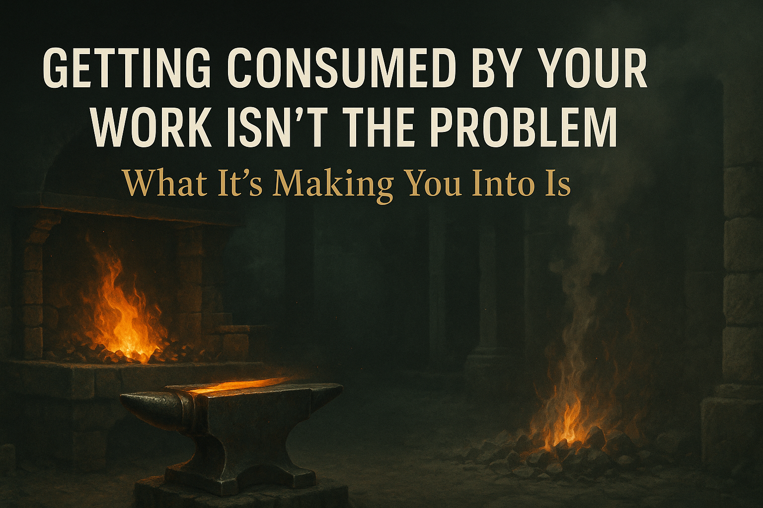 Getting Consumed by Your Work Isn't the Problem. What It's Making You Into Is.