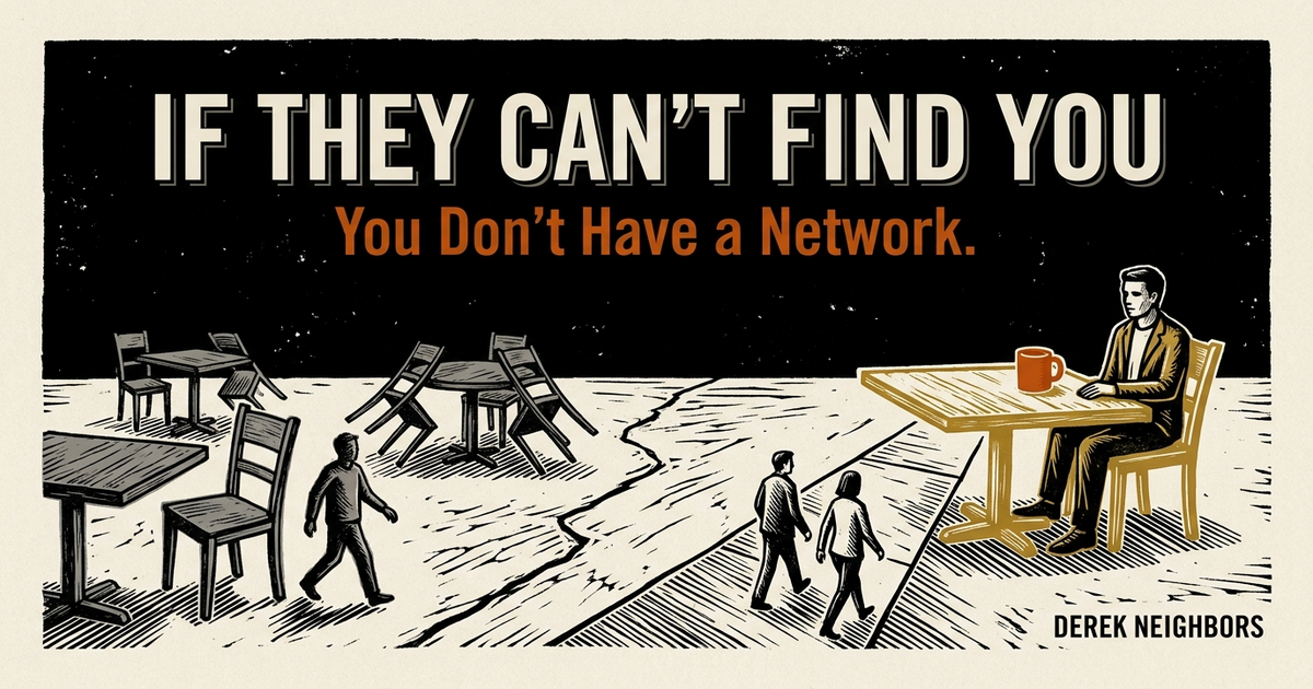 If They Can't Find You, You Don't Have a Network