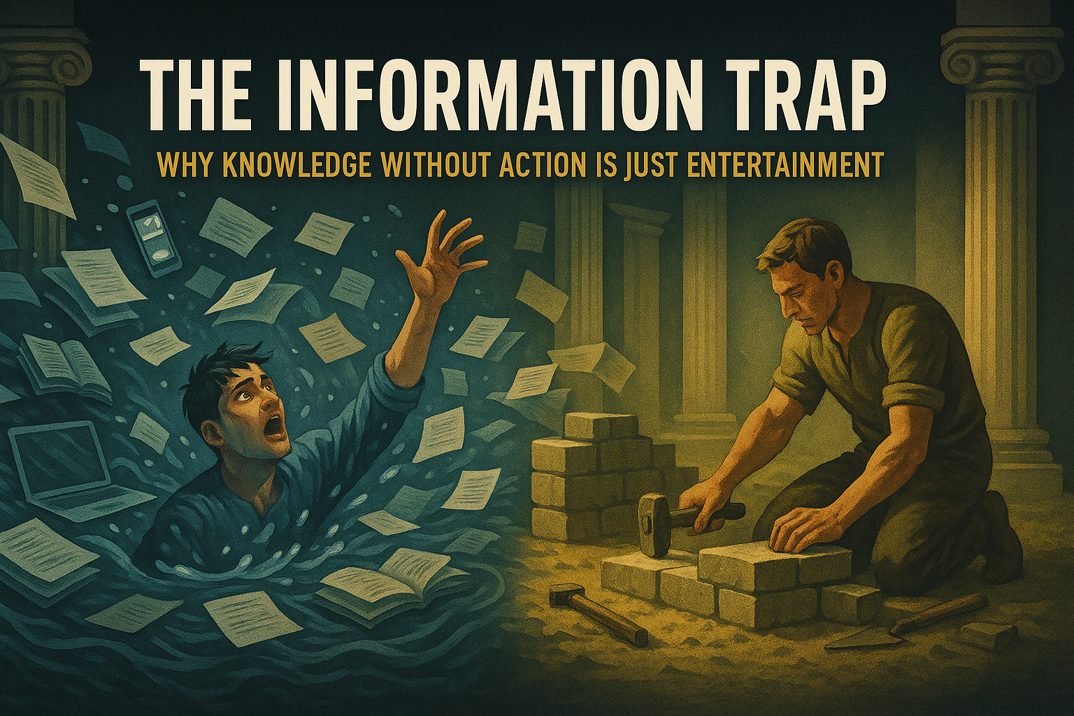 The Information Trap: Why Knowledge Without Action Is Just Entertainment