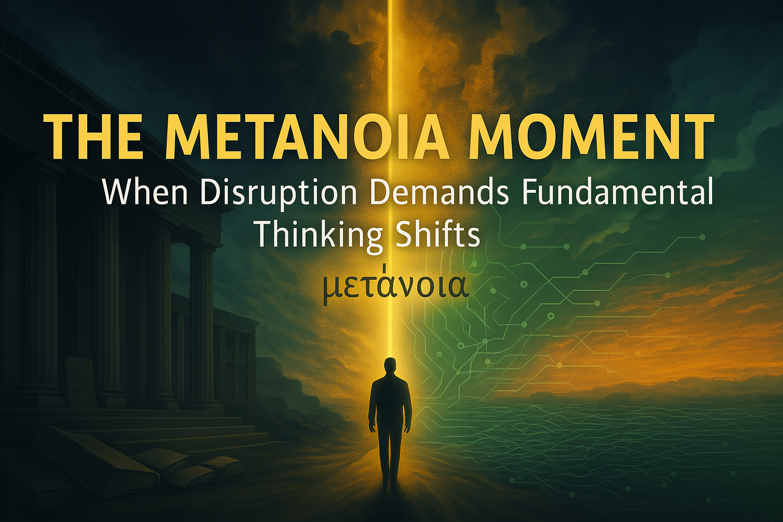 The Metanoia Moment: When Disruption Demands Fundamental Thinking Shifts