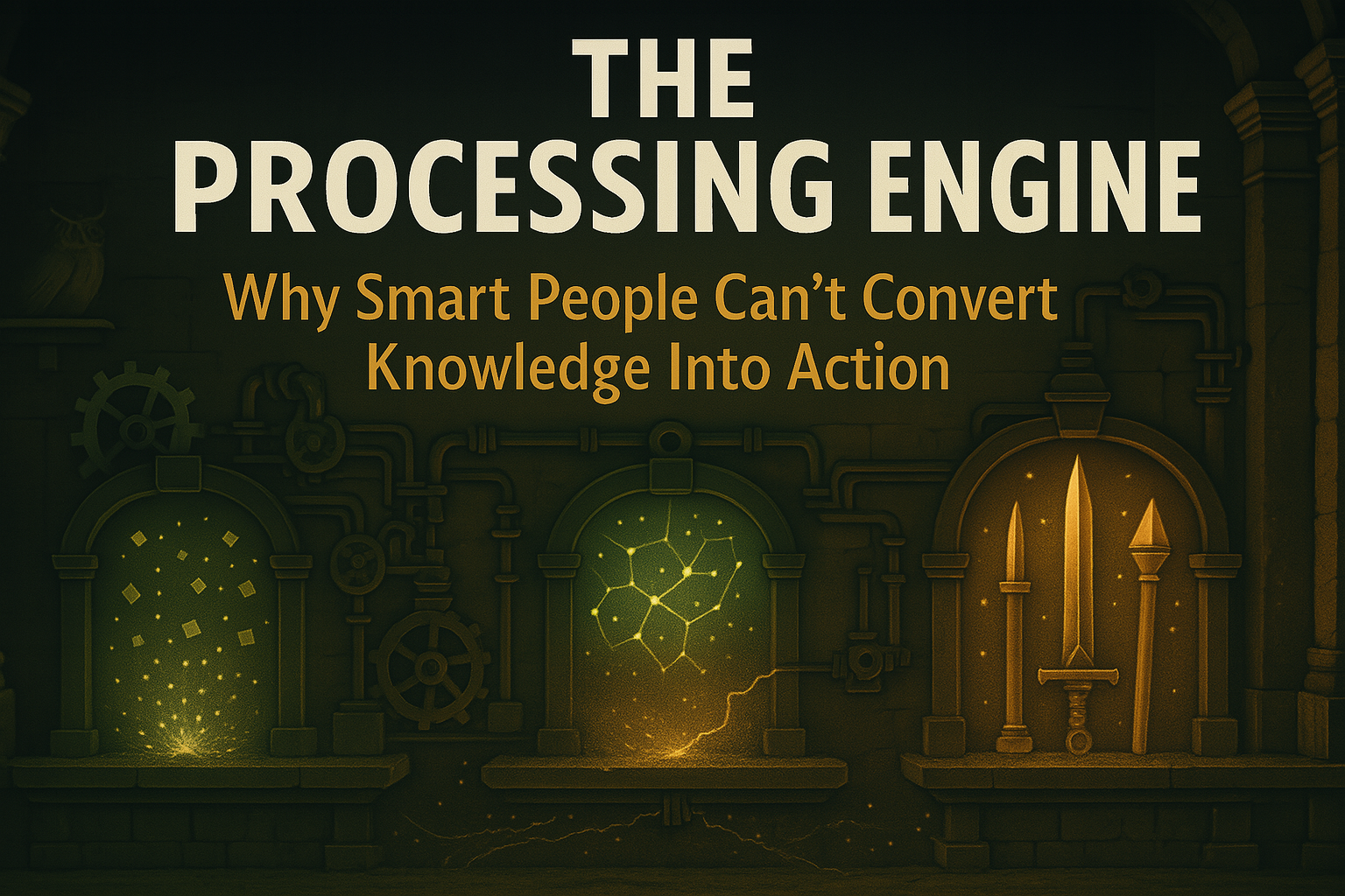 The Processing Engine: Why Smart People Can't Convert Knowledge Into Action