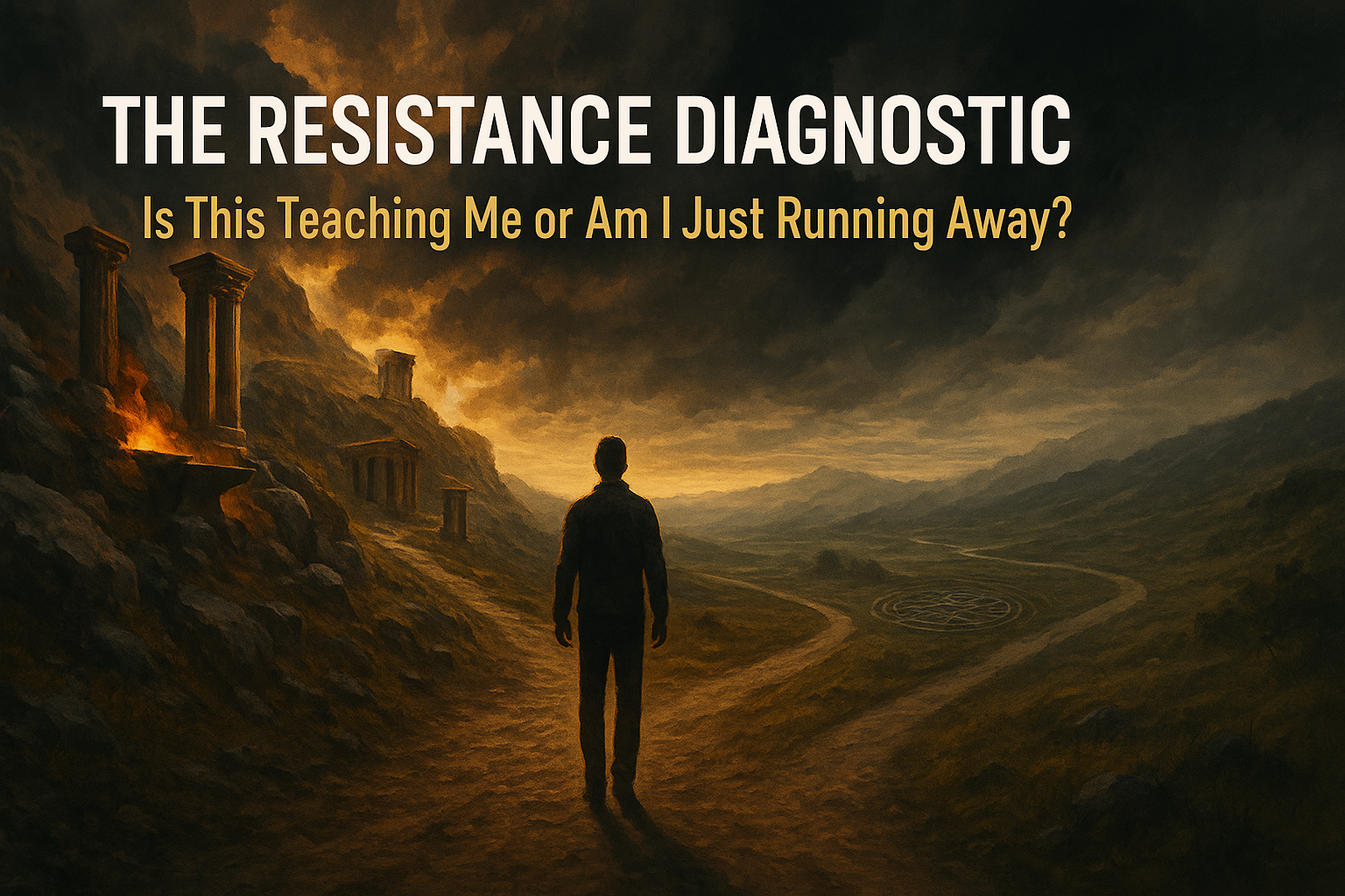 The Resistance Diagnostic: Is This Teaching Me or Am I Just Running Away?