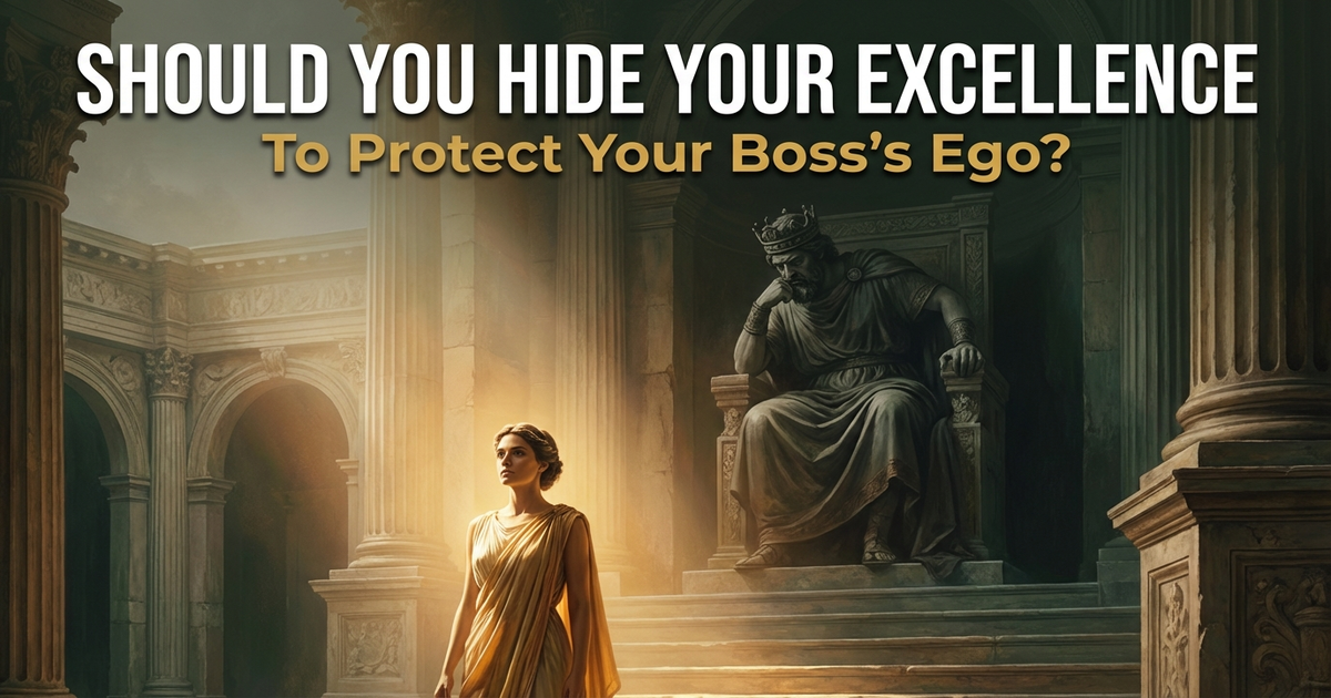 Should You Hide Your Excellence to Protect Your Boss's Ego?