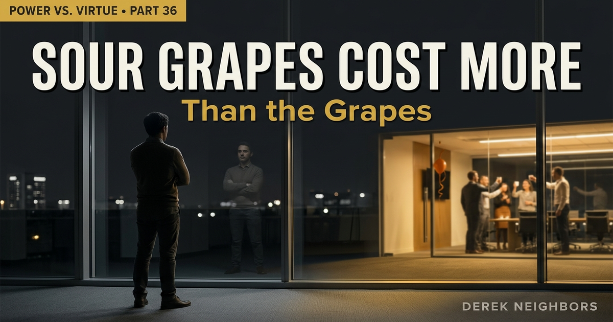 Sour Grapes Cost More Than the Grapes