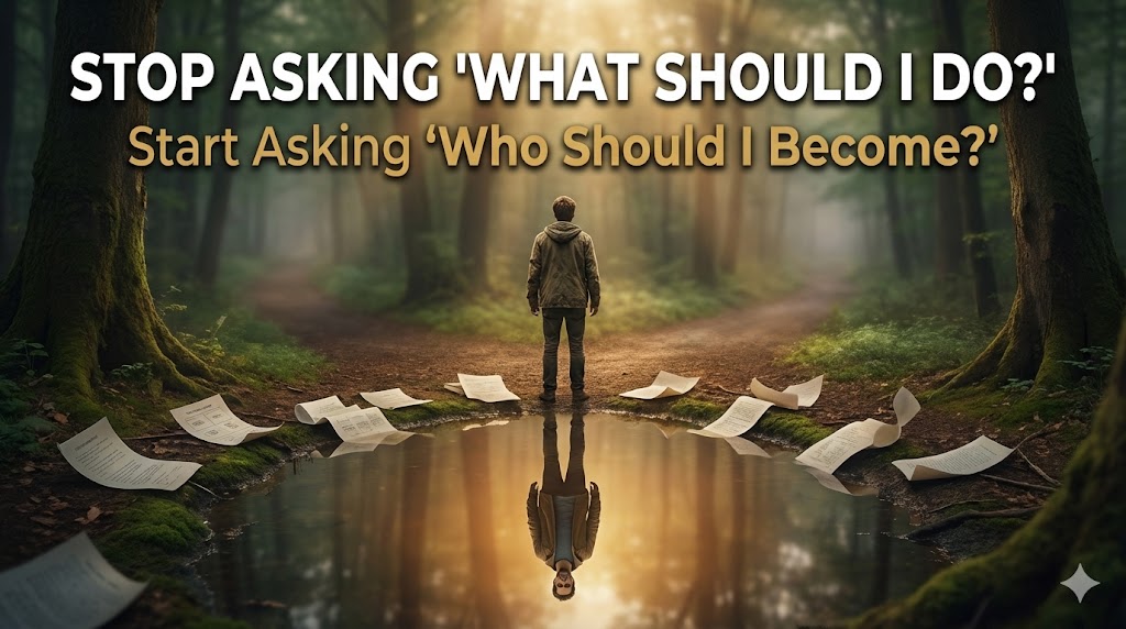 Stop Asking 'What Should I Do?' Start Asking 'Who Should I Become?'