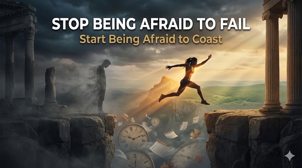 Stop Being Afraid to Fail. Start Being Afraid to Coast.
