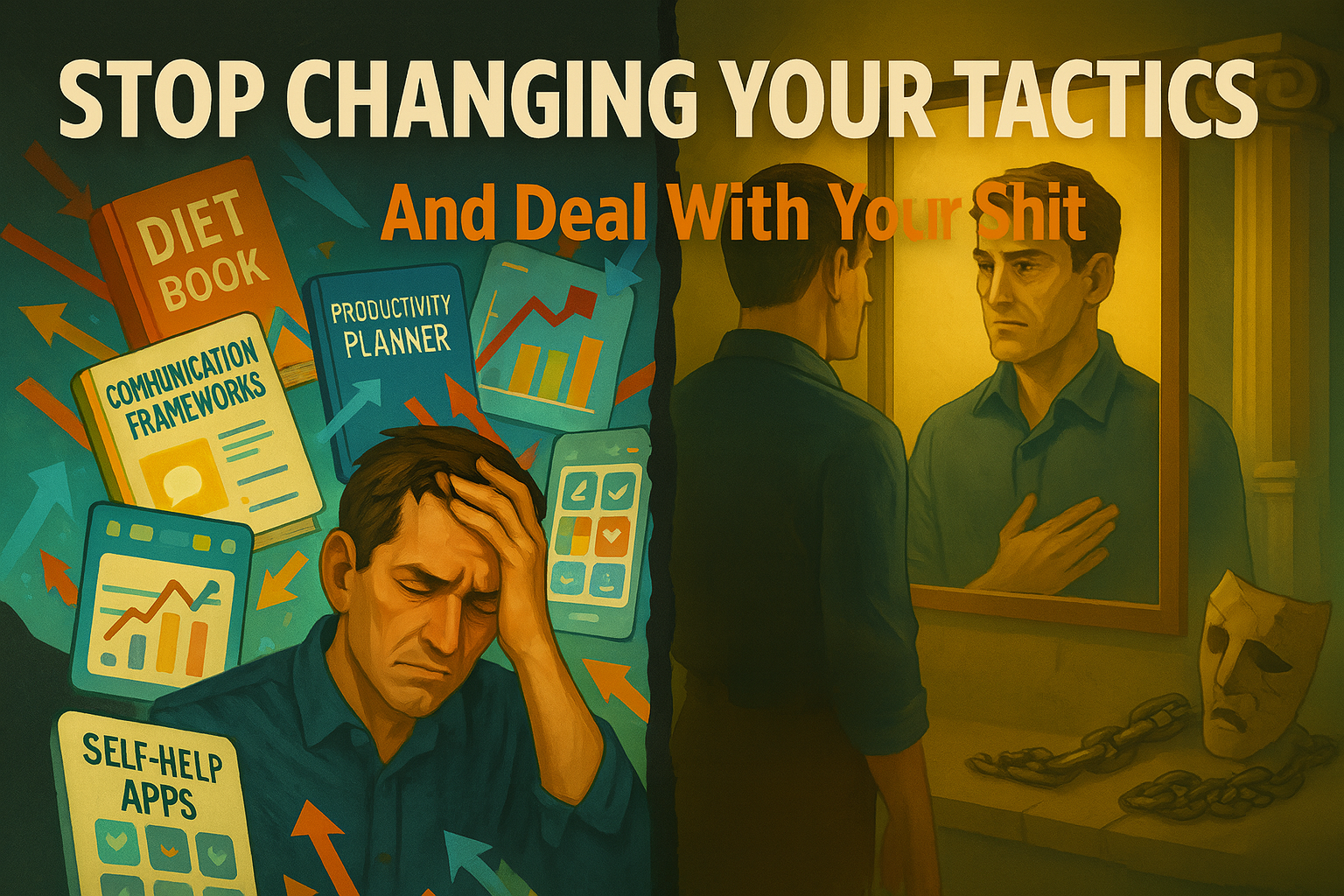 Stop Changing Your Tactics and Deal With Your Shit