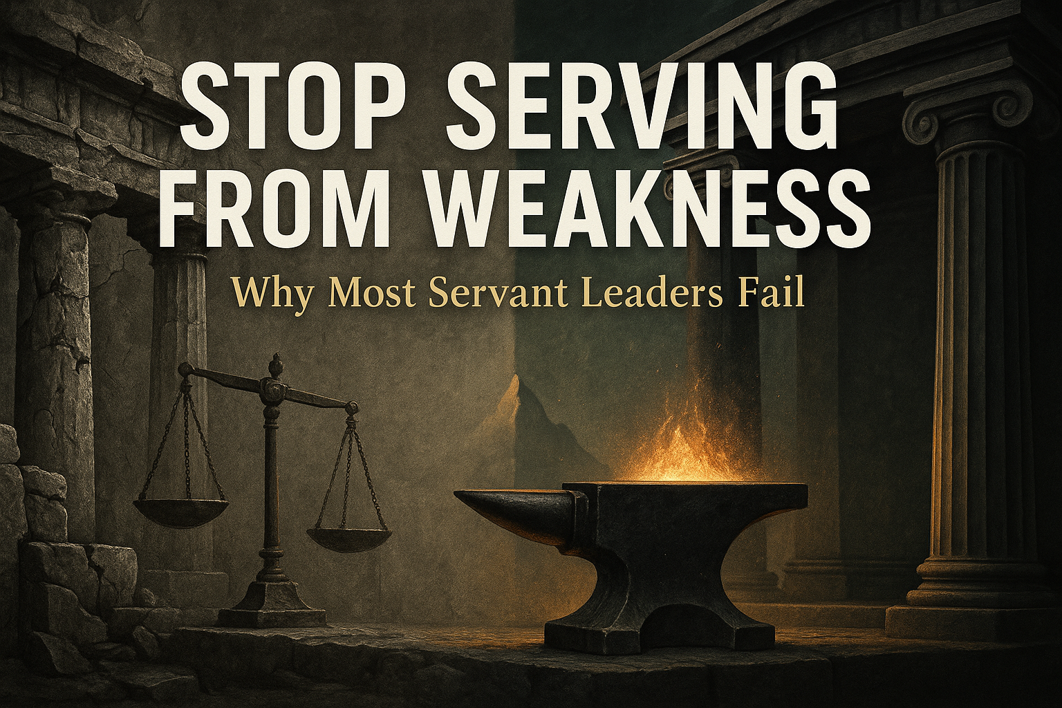Stop Serving From Weakness: Why Most Servant Leaders Fail