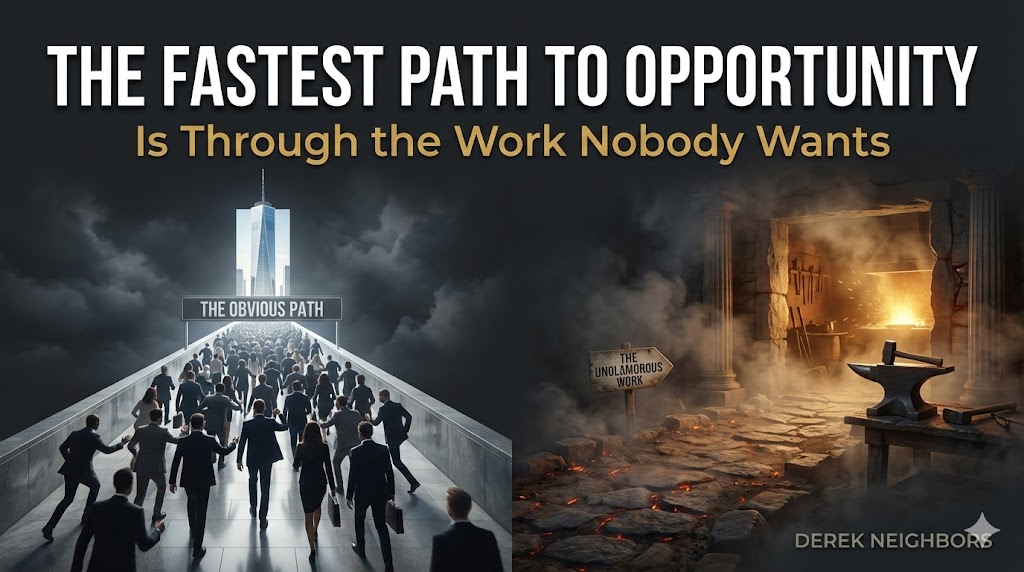 The Fastest Path to Opportunity Is Through the Work Nobody Wants