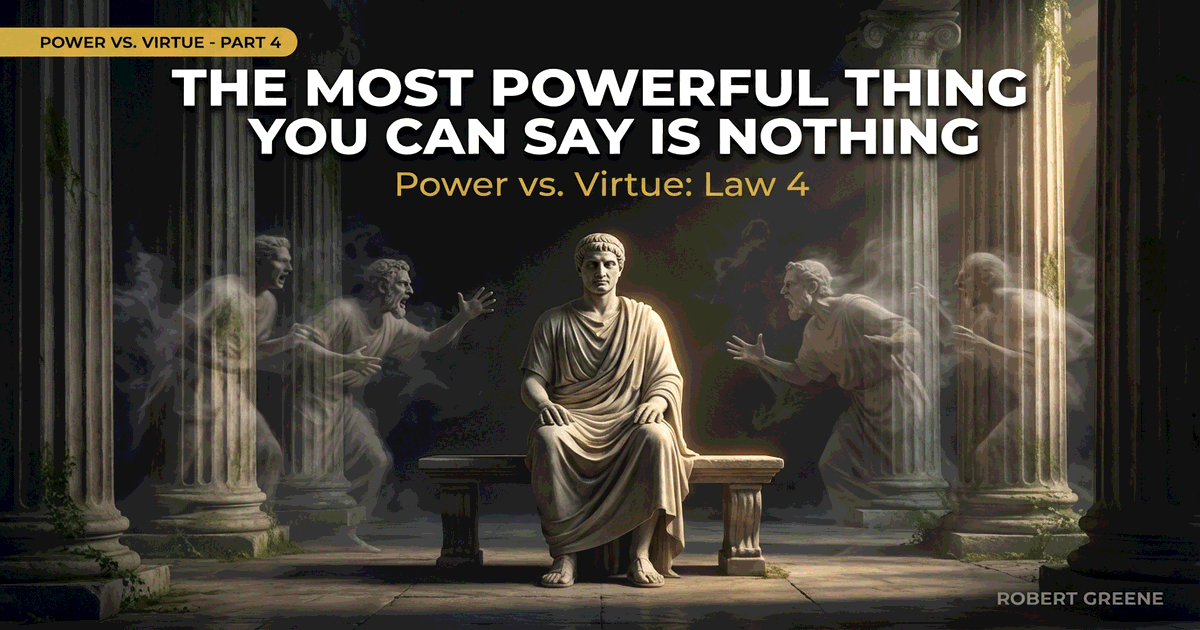 The Most Powerful Thing You Can Say Is Nothing