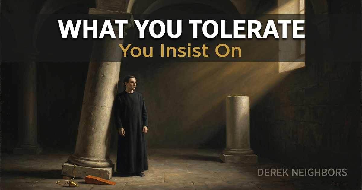 What You Tolerate, You Insist On