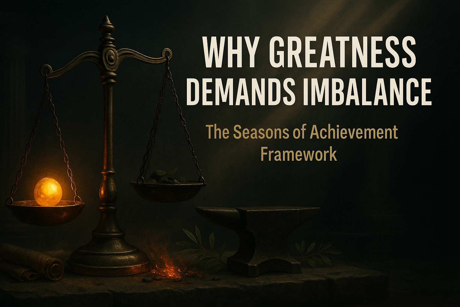 Why Greatness Demands Imbalance