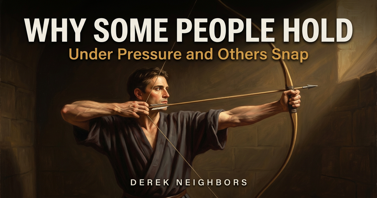 Why Some People Hold Under Pressure and Others Snap