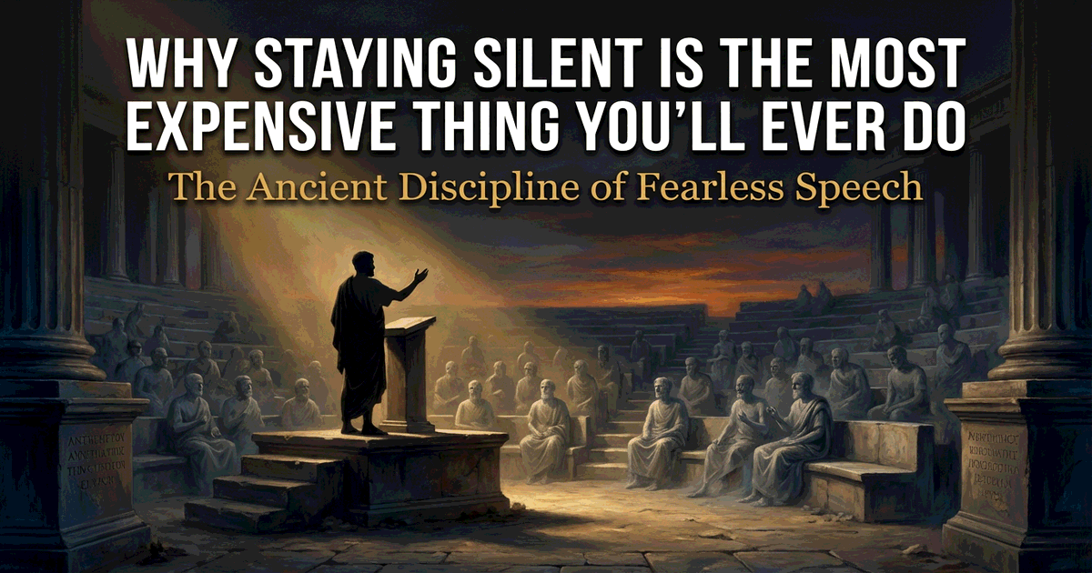 Why Staying Silent Is the Most Expensive Thing You'll Ever Do