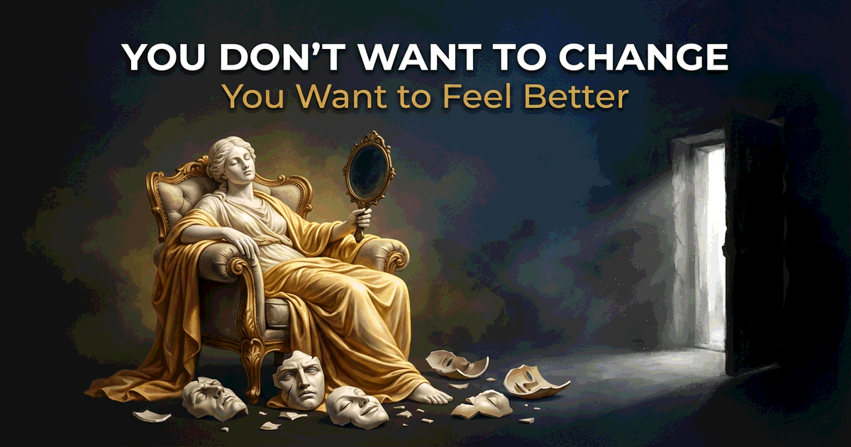 You Don't Want to Change. You Want to Feel Better.