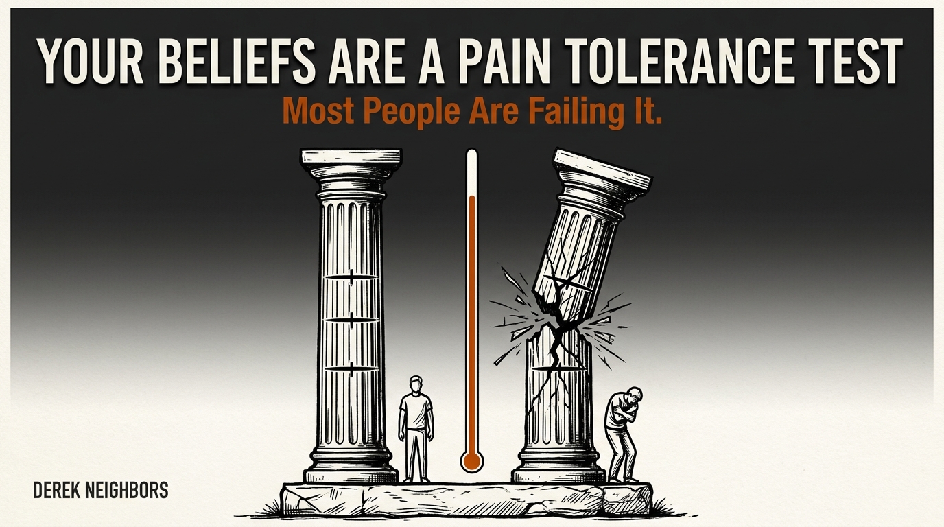 Your Beliefs Are a Pain Tolerance Test. Most People Are Failing It.