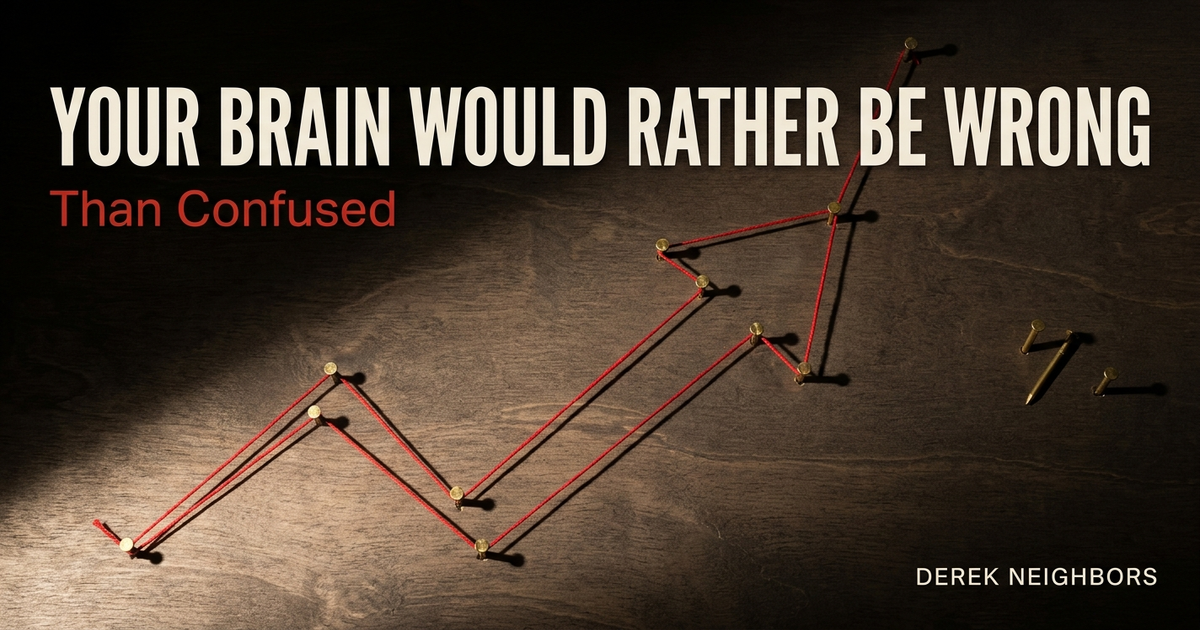 Your Brain Would Rather Be Wrong Than Confused