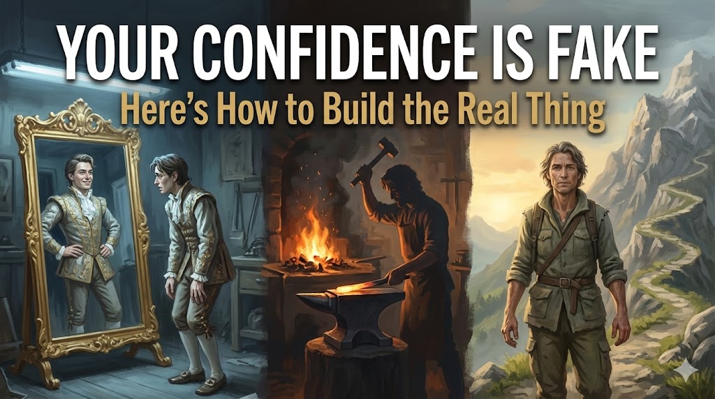 Your Confidence Is Fake. Here's How to Build the Real Thing.