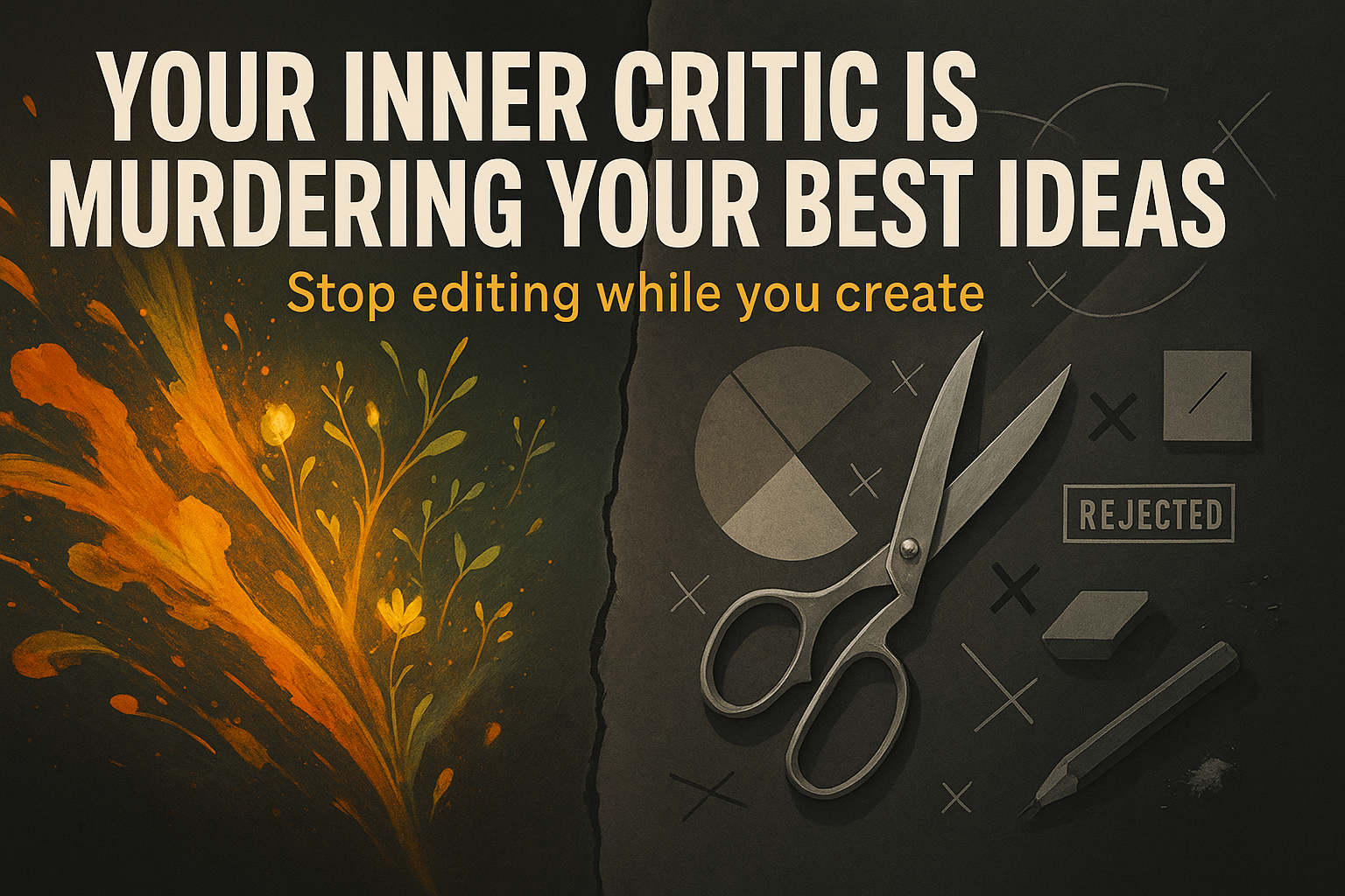 Your Inner Critic Is Murdering Your Best Ideas in the Crib
