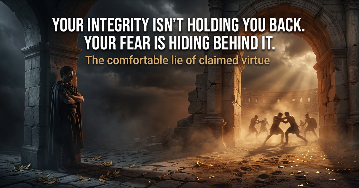 Your Integrity Isn't Holding You Back. Your Fear Is Hiding Behind It.