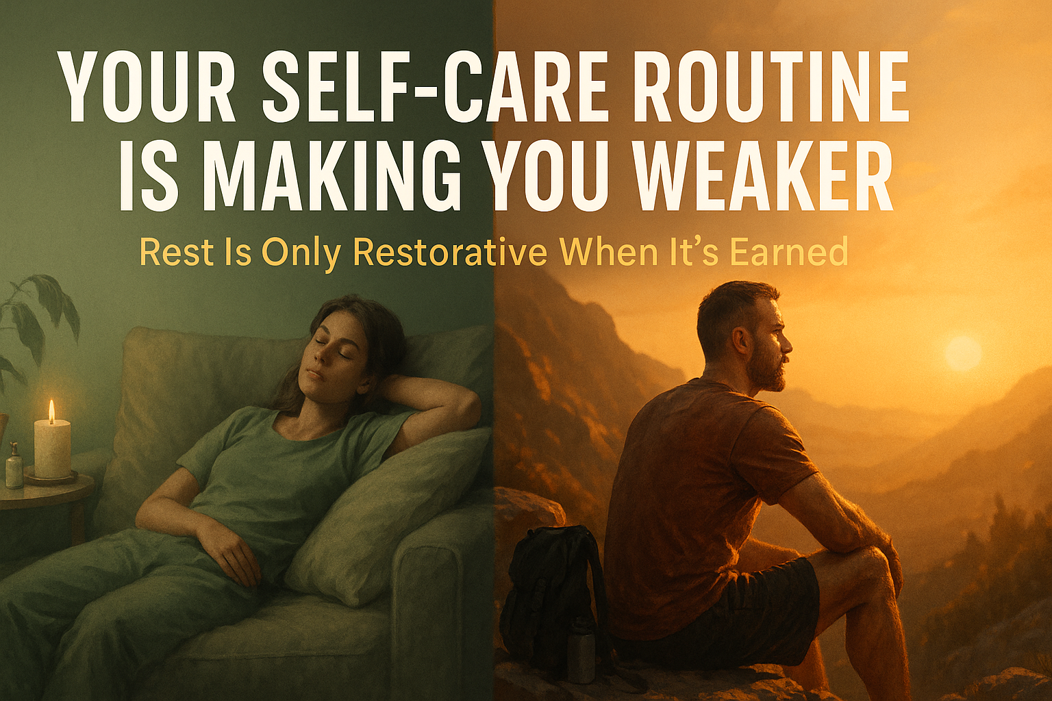 Your Self-Care Routine Is Making You Weaker