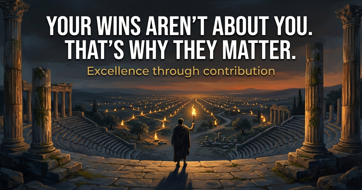 Your Wins Aren't About You. That's Why They Matter.