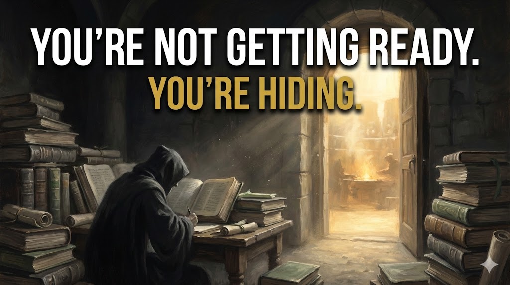 You're Not Getting Ready. You're Hiding.